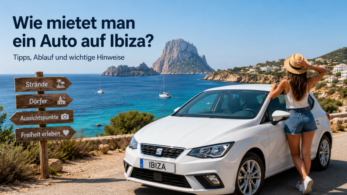 Wie mietet man ein Auto auf Ibiza?